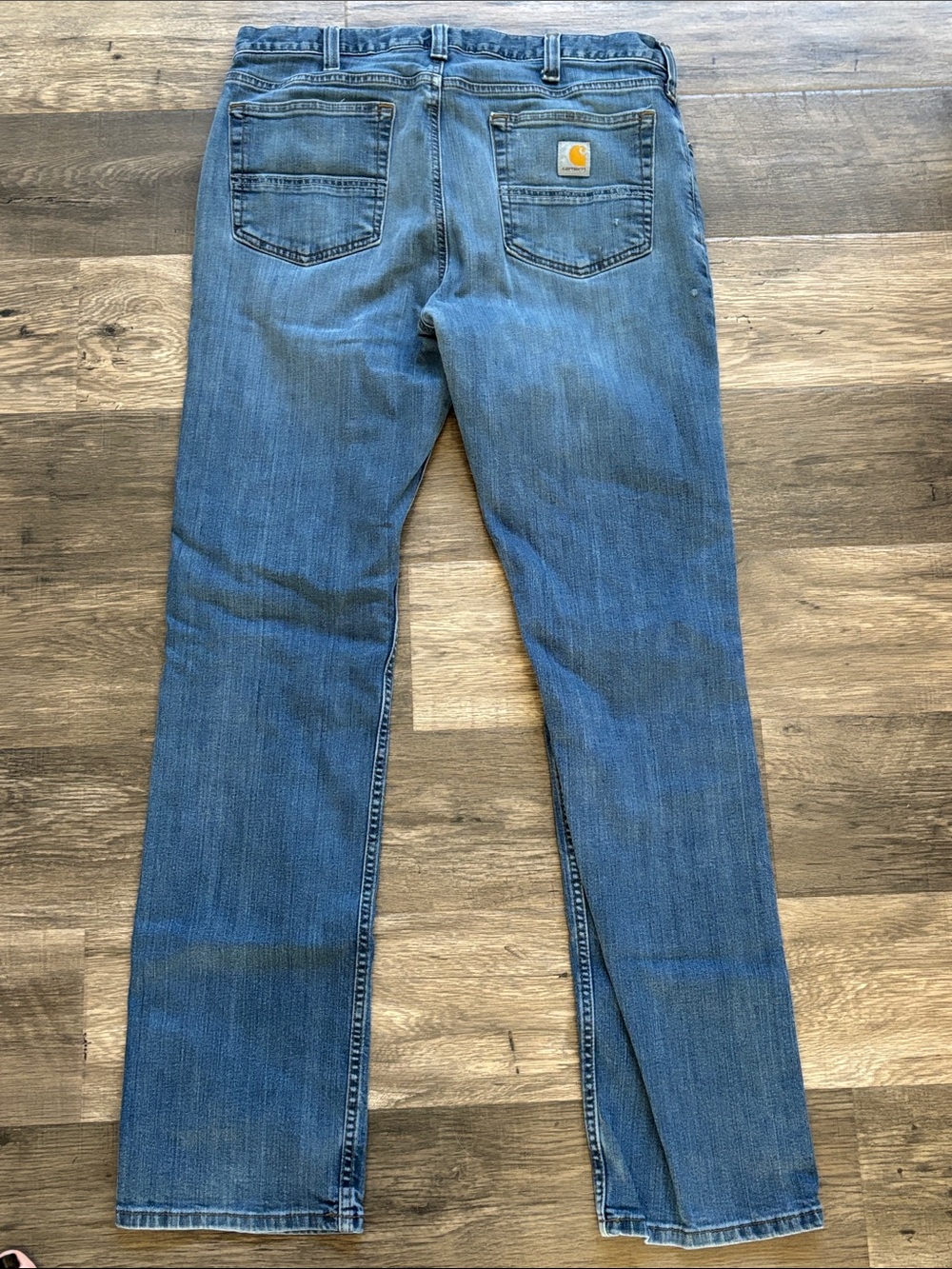 Carhartt mens Denim relaxed fit Jeans in Medium Blue 34